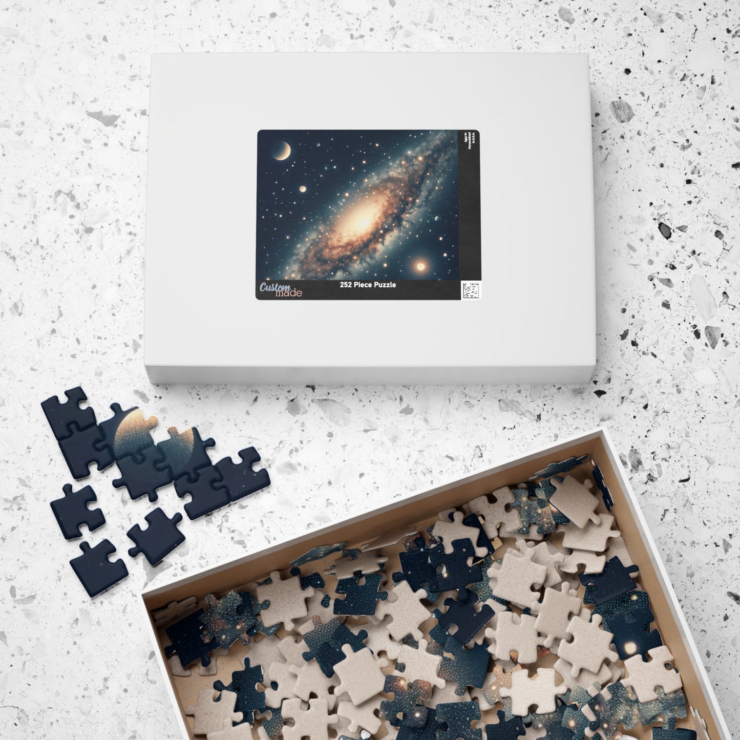 Space Puzzle, Milky Way Jigsaw, Galaxy Puzzle, Astronomy Game, Starry Night Puzzle, Universe Toy, Space Lover Gift, Mindful Puzzle Activity