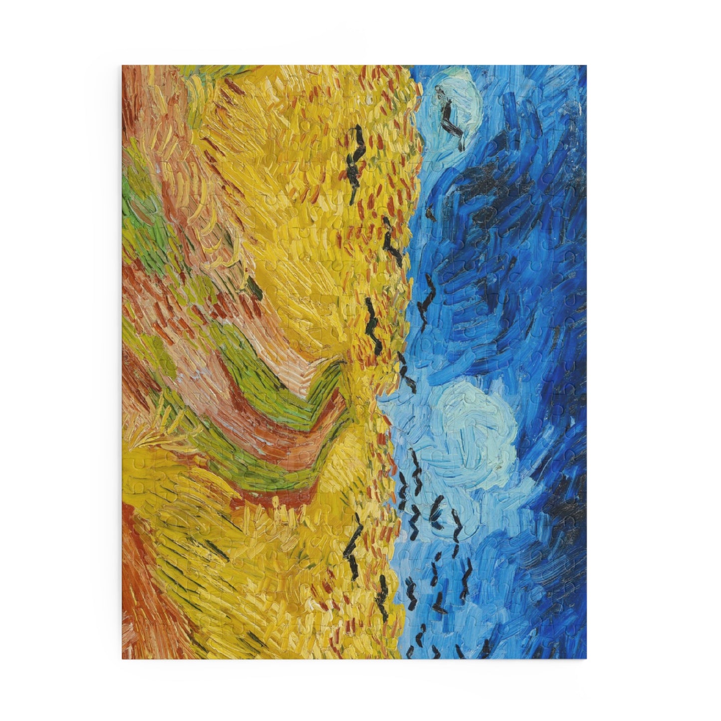 Van Goghs Wheatfield with Crows Puzzle Perfect Gift for Art Enthusiasts Puzzle (120, 252, 500-Piece)