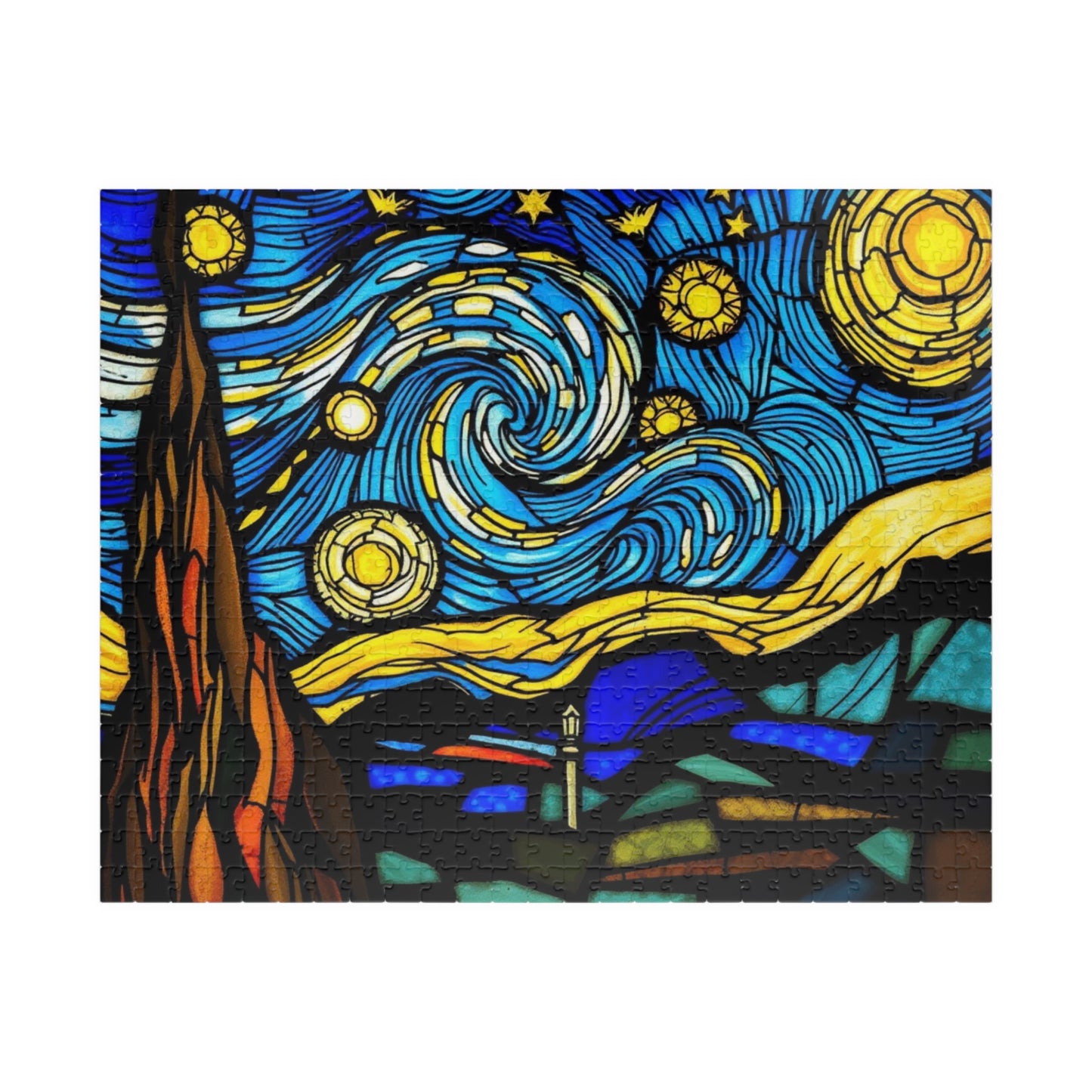 Puzzle, Van Gogh Starry Night Jigsaw, Artistic 110-1014 Piece Game, Home Decor, Relaxation Activity