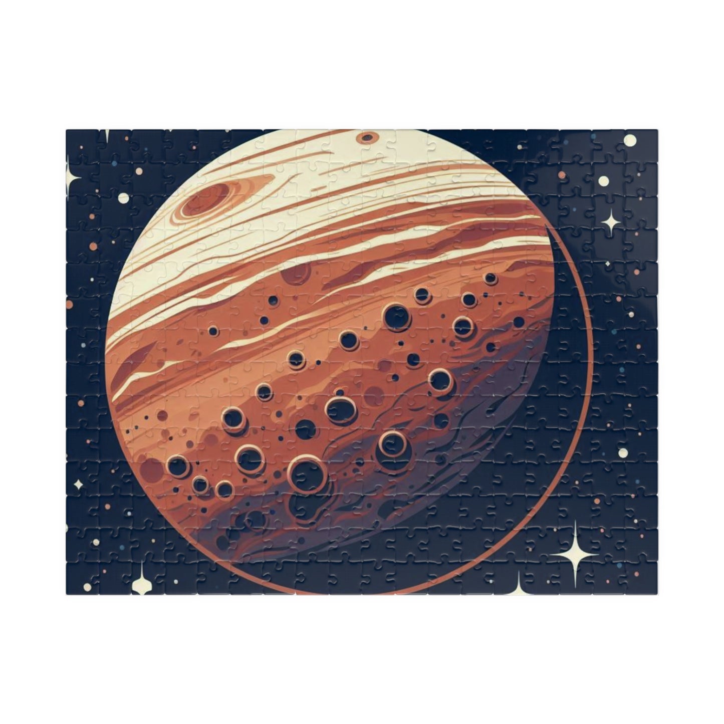 Space Puzzle, Mars Planet Jigsaw Puzzle - 110, 252, 520, 1014-Piece, Celestial Astronomy Game, Galaxy Puzzle Gift, Cosmic Exploration