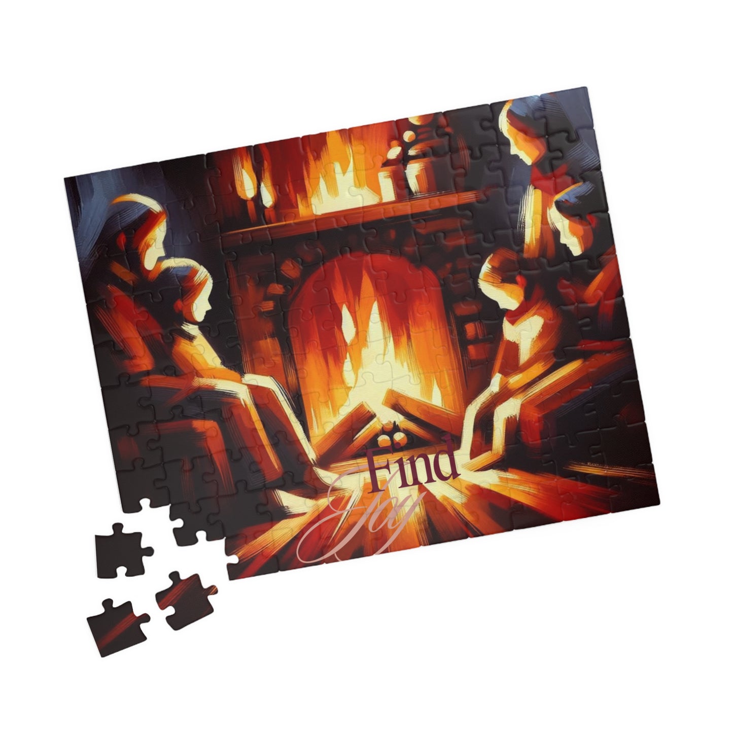 Impressionist Hearth Side Family Bonding Puzzle