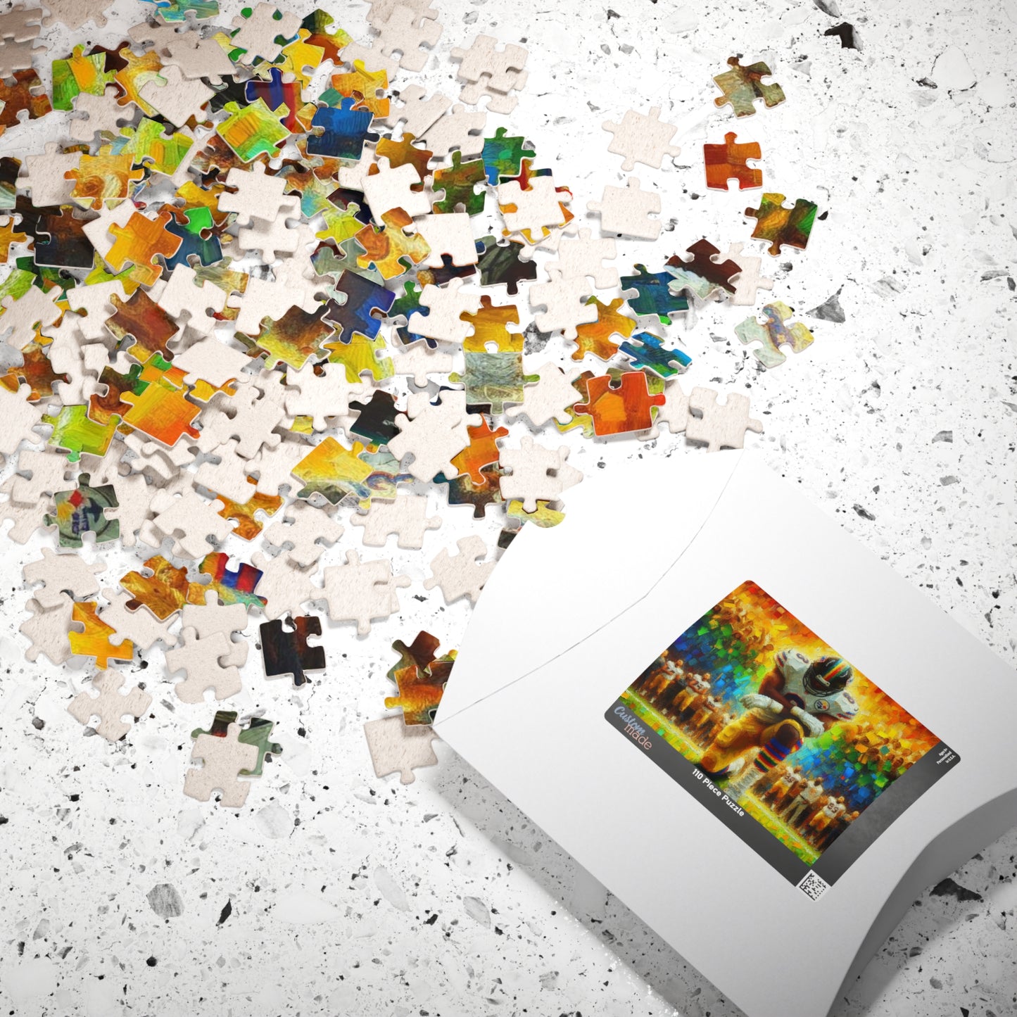 Puzzle, Black Lives Matter Van-Gogh inspired Impressionist Style Football  Puzzle