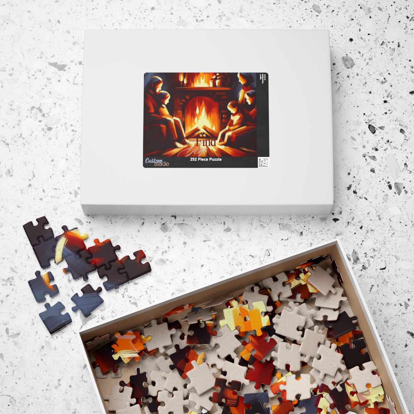 Impressionist Hearth Side Family Bonding Puzzle